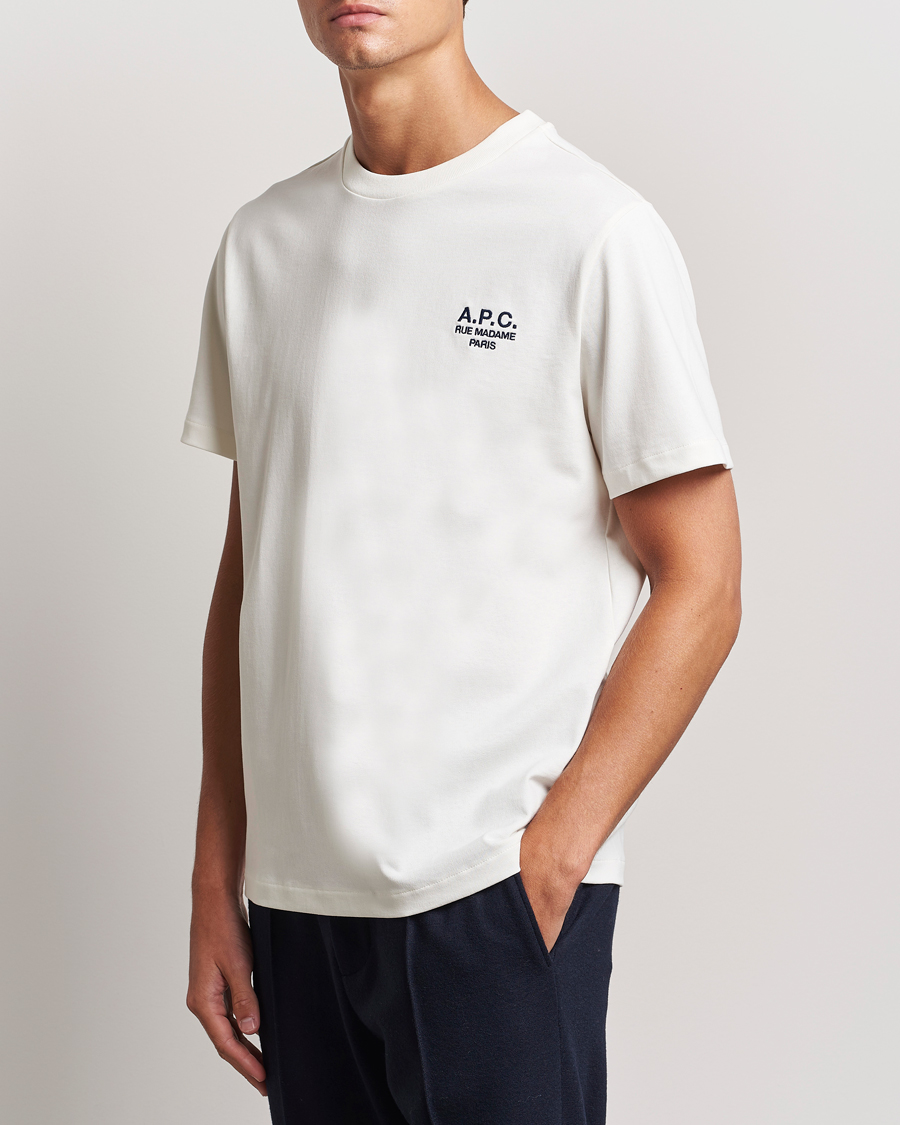 Herre | Hvide t-shirts | A.P.C. | Rue Madame T-Shirt White
