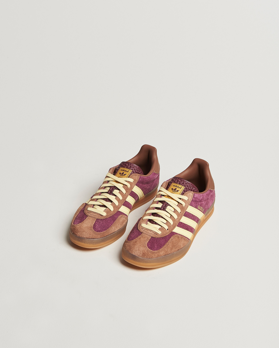 Herre |  | adidas Originals | Gazelle Indoor Two Tone Sneaker Burgundy