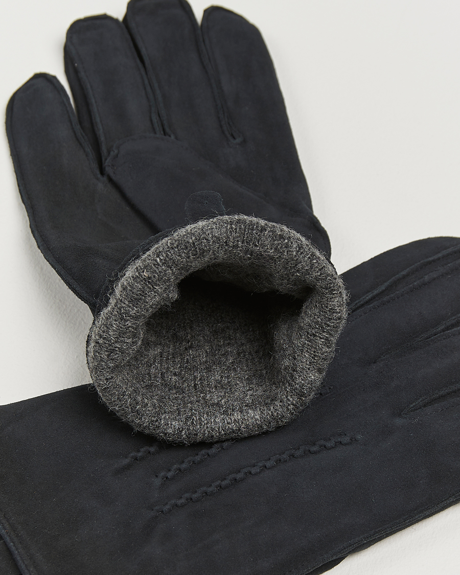 Herre |  | Amanda Christensen | Lined Suede Gloves Black