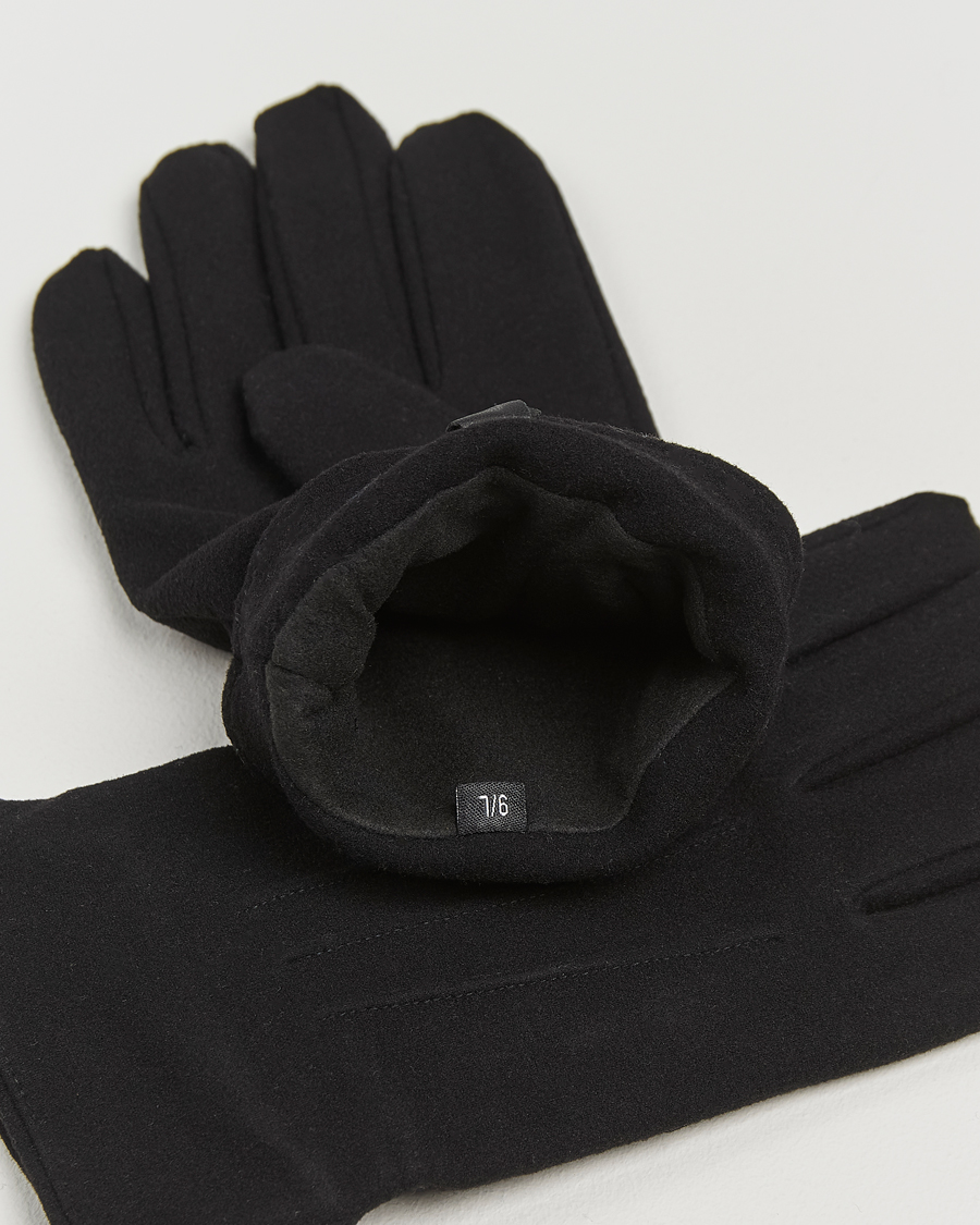 Herre | Handsker | Amanda Christensen | Lined Wool Gloves Black