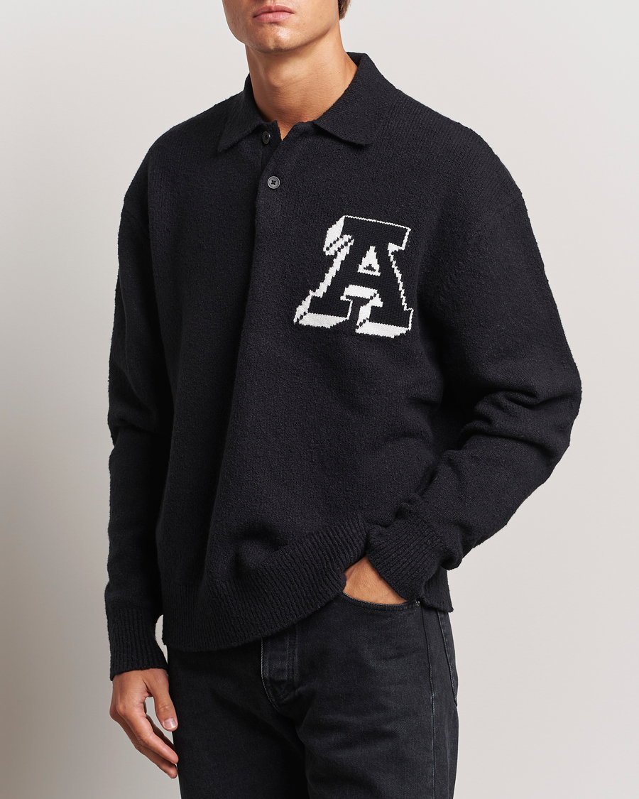 Herre |  | Axel Arigato | Team Polo Sweater Black