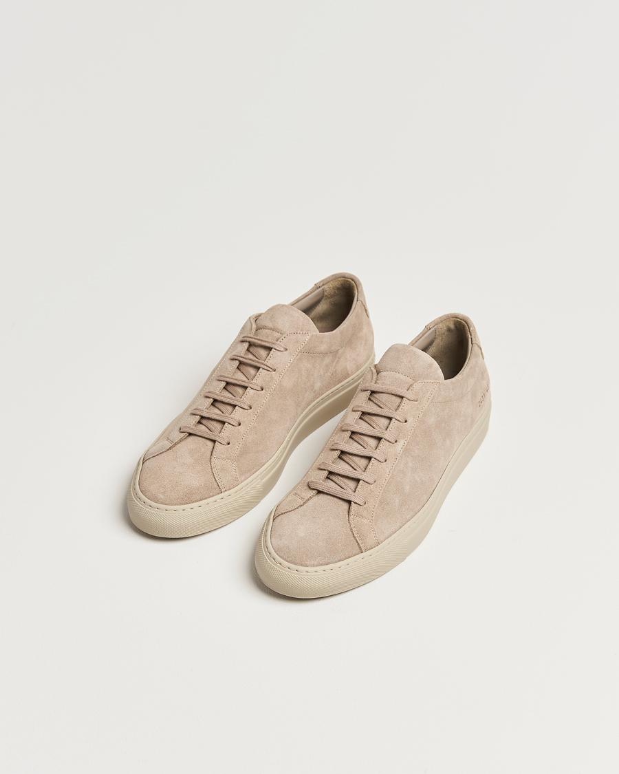 Herre | Sko | Common Projects | Original Achilles Suede Sneaker Taupe