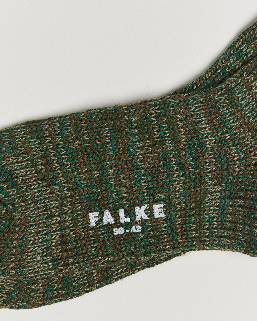 Herre |  | Falke | Brooklyn Cotton Sock Brown Tan