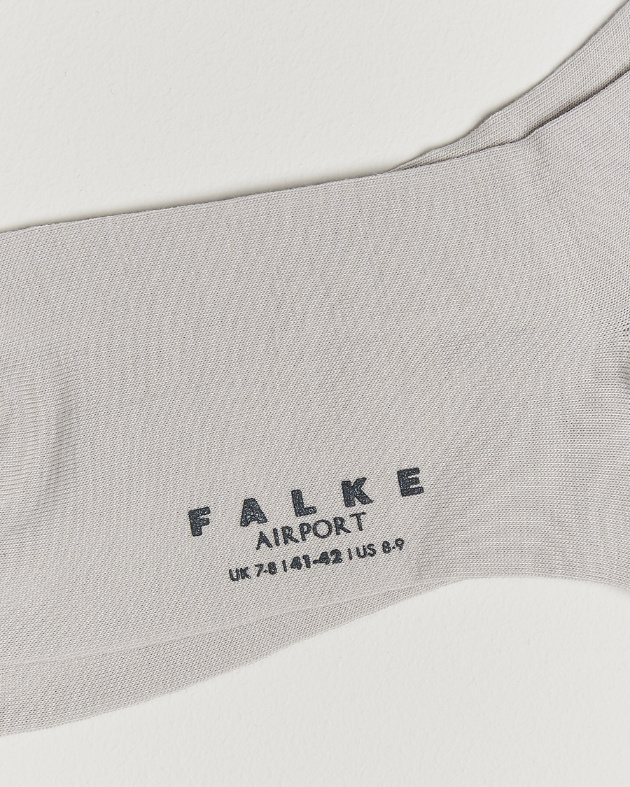 Herre |  | Falke | Airport Socks Arctic Grey