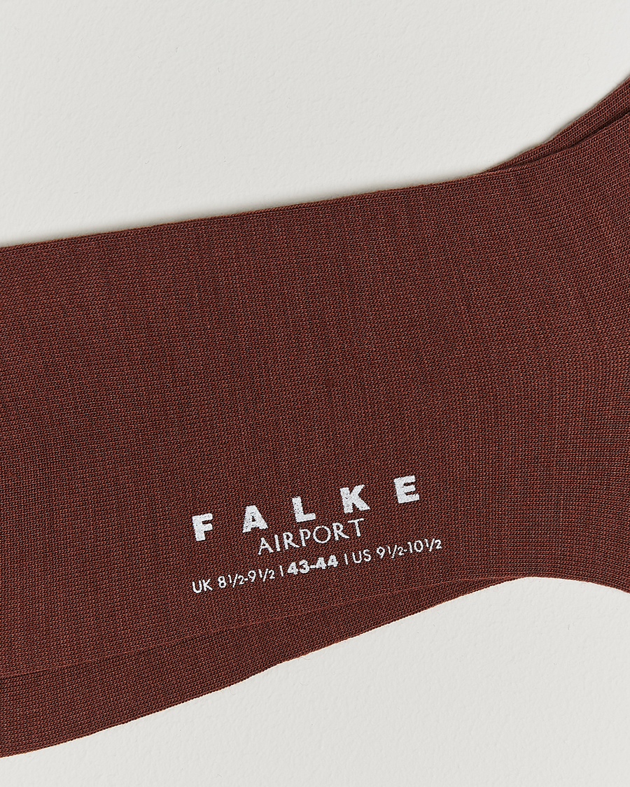 Herre |  | Falke | Airport Socks Cinnamon Brown