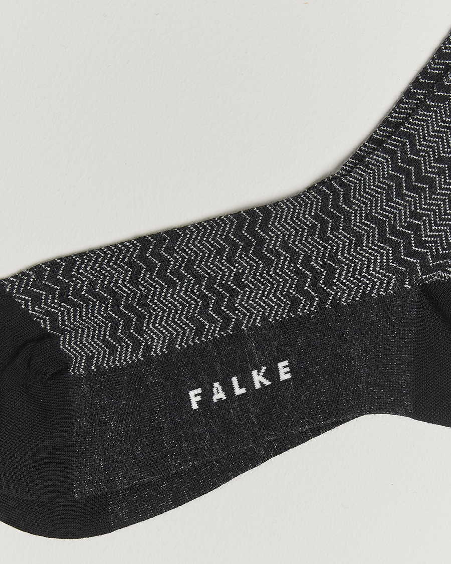 Herre |  | Falke | Mighty Nest Wool/Cotton Socks Black