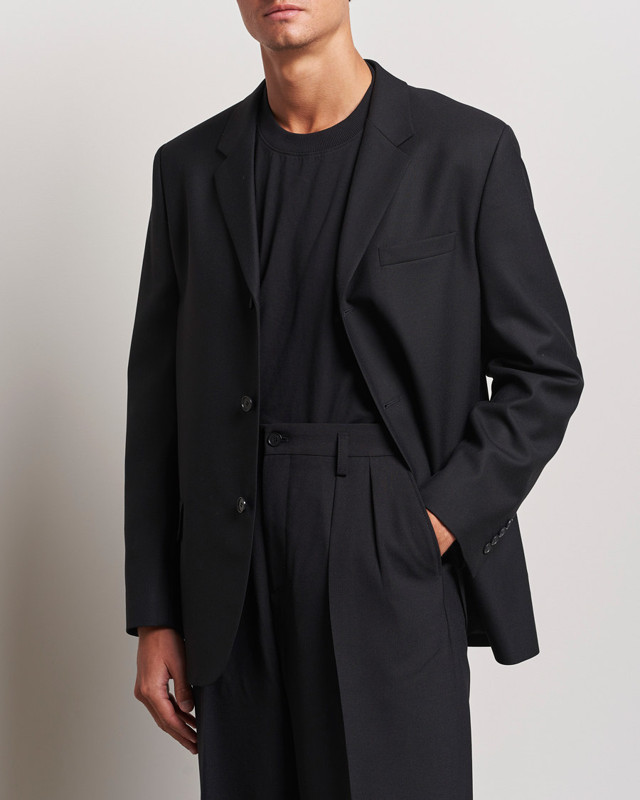 Herre | Uldblazer | Filippa K | Wool Blend Blazer Black