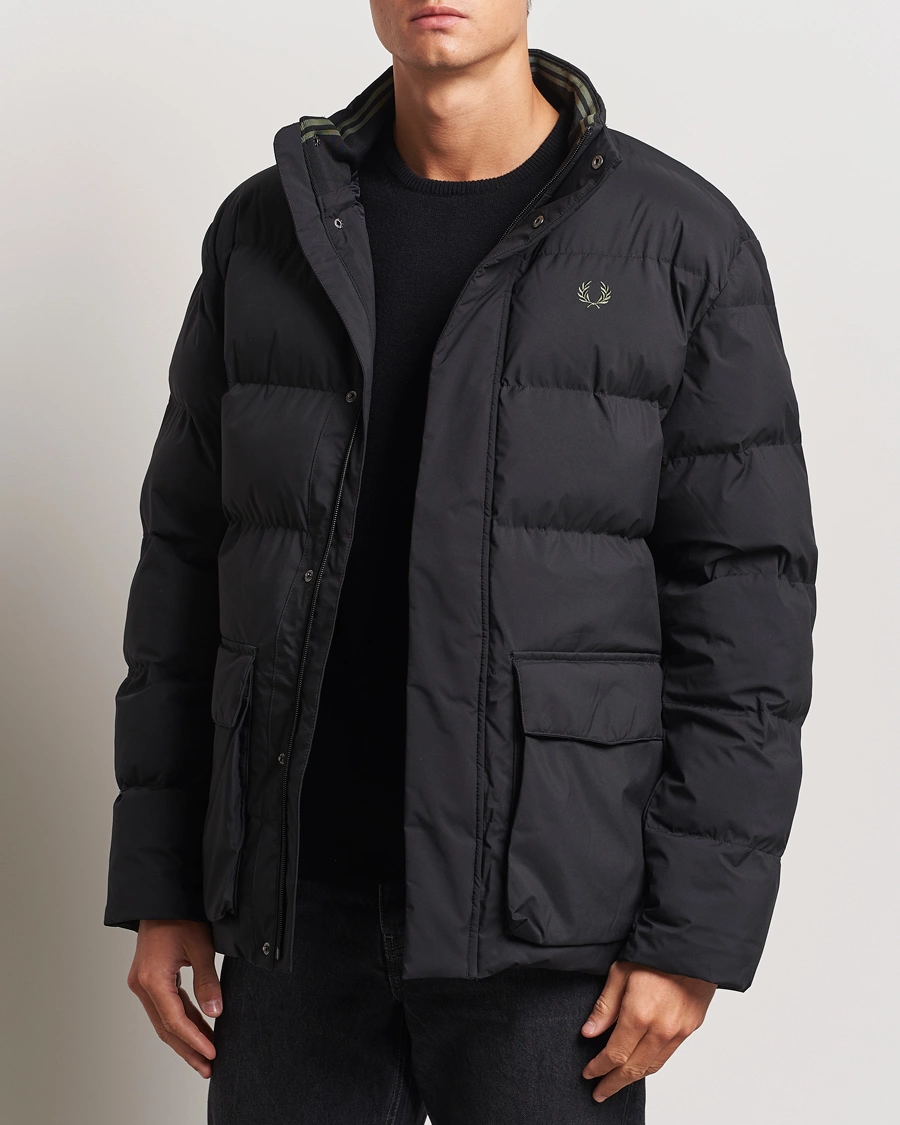 Herre |  | Fred Perry | Padded Pocket Down Jacket Black