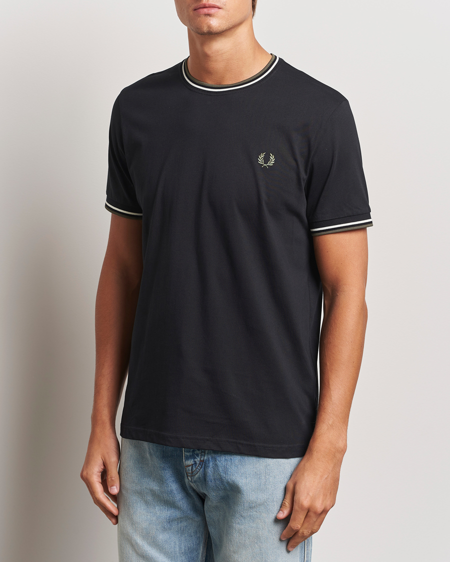 Herre |  | Fred Perry | Twin Tipped T-Shirt Black