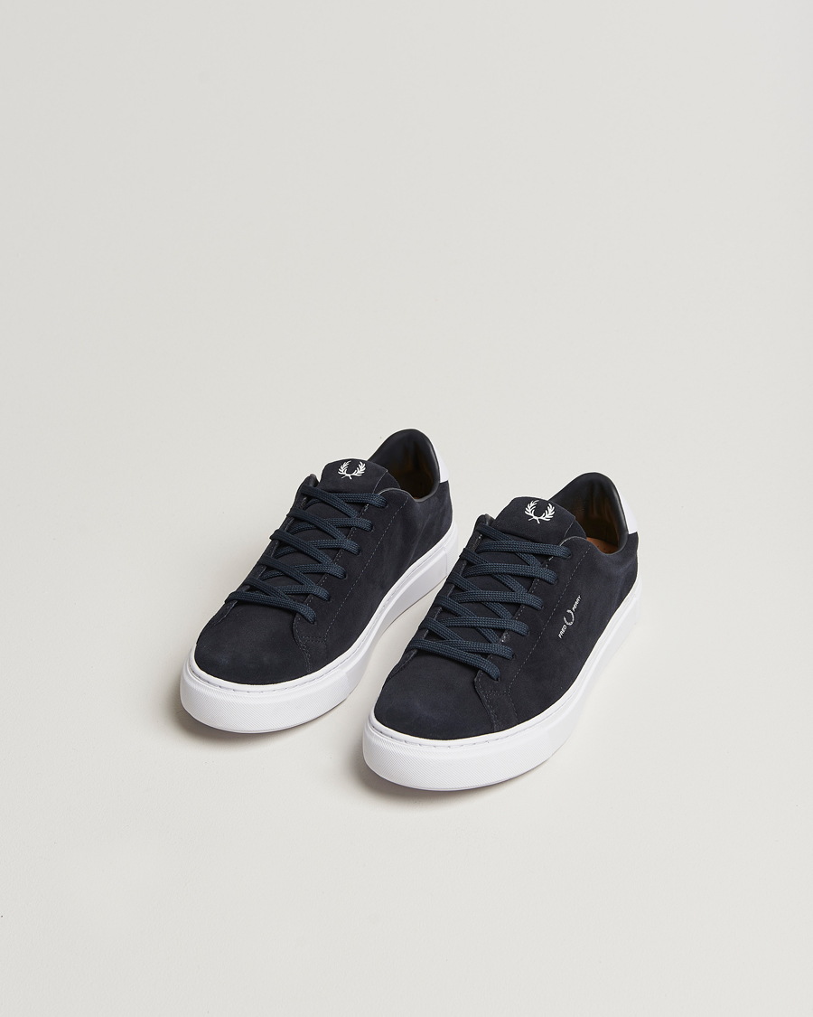 Herre |  | Fred Perry | B71 Suede Sneaker Navy