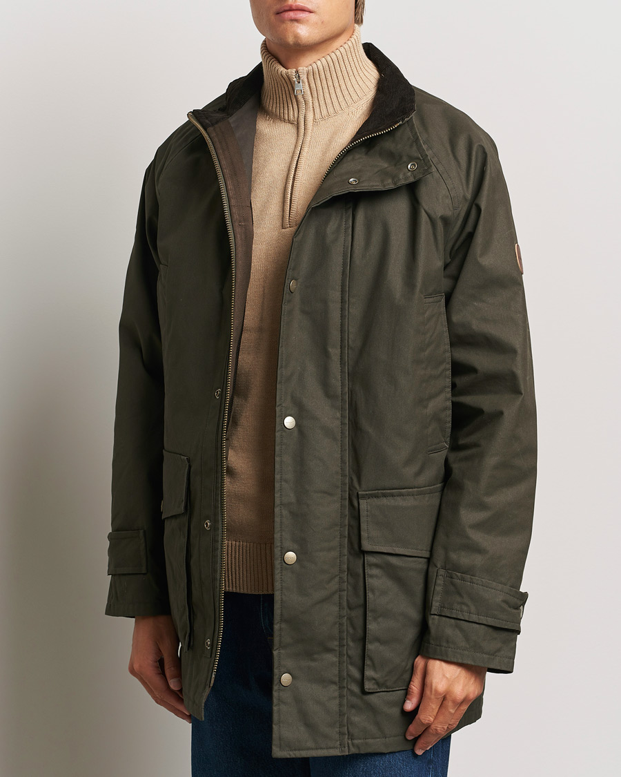 Herre | GANT | GANT | Double Decker Jacket Dark Sage