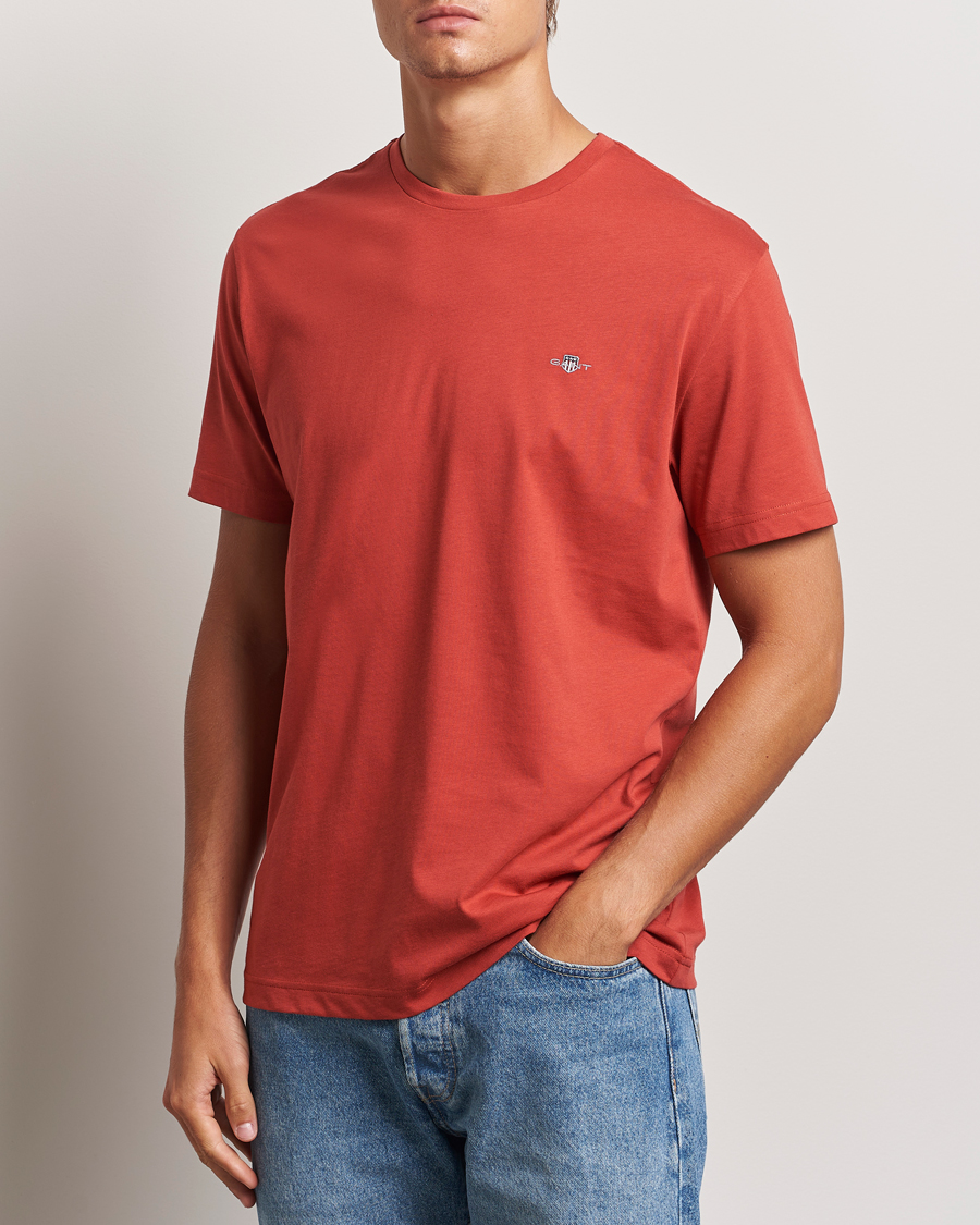 Herre |  | GANT | The Original T-Shirt Iron Red