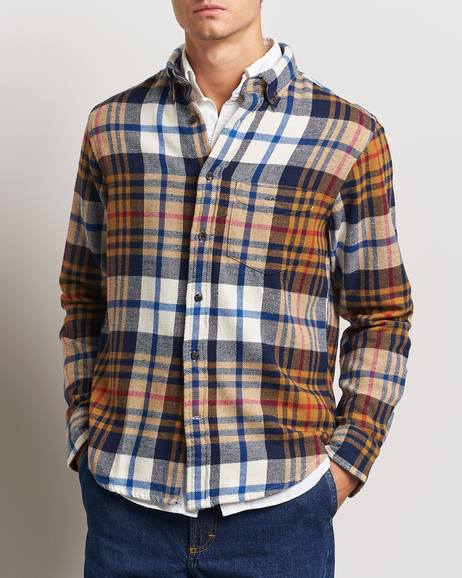 Herre |  | GANT | Twill Checked Shirt Beige