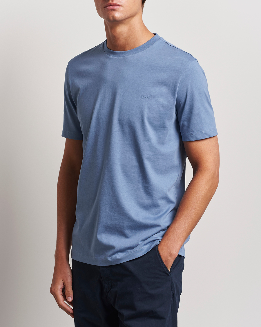 Herre |  | BOSS BLACK | Thompson T-Shirt Open Blue