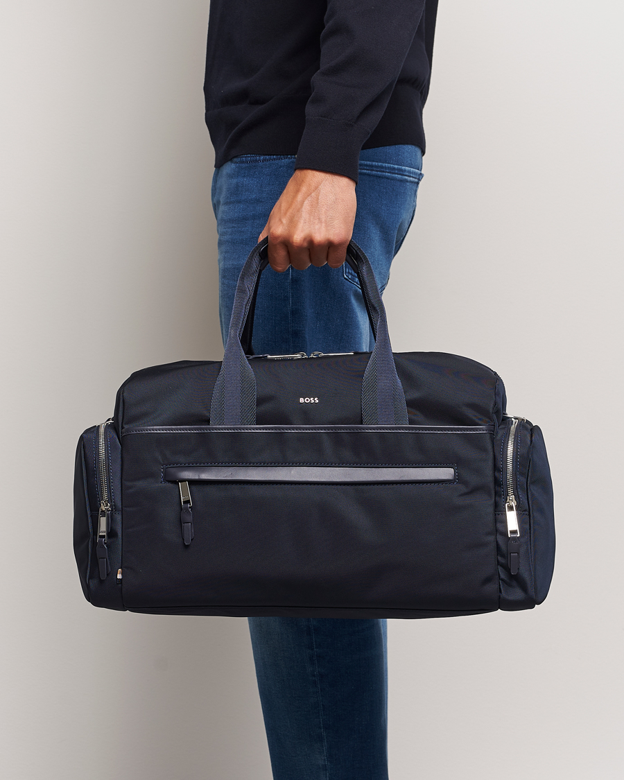 Herre | Tilbehør | BOSS BLACK | Highway Weekendbag Dark Blue