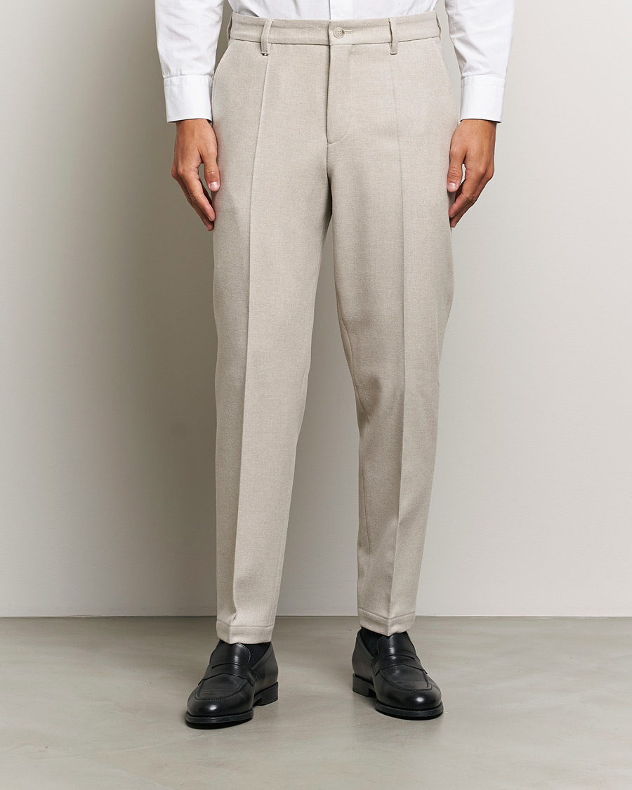 Herre | Business & Beyond - Formal | BOSS BLACK | Perin Wool Trousers Open White