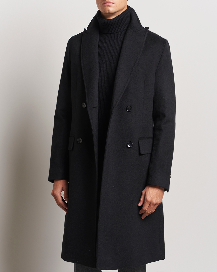 Herre |  | BOSS BLACK | Hyde Double Breasted Coat Black