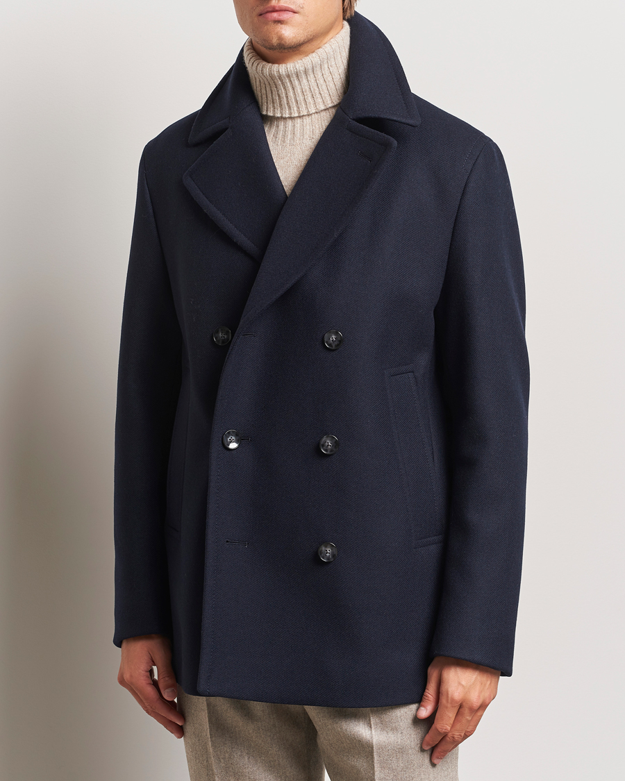 Herre |  | BOSS BLACK | Clay Wool Peacoat Dark Blue