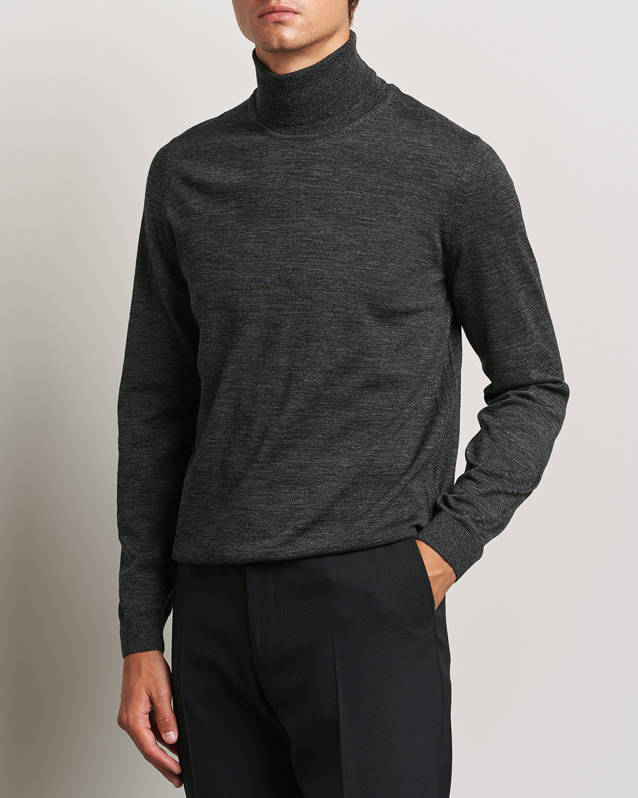 Herre | Business & Beyond - Formal | BOSS BLACK | Musso Merino Knitted Polo Black