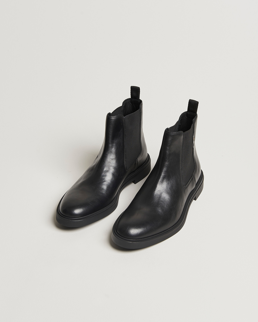 Herre | Sorte støvler | BOSS BLACK | Calev Leather Chelsea Boot Black