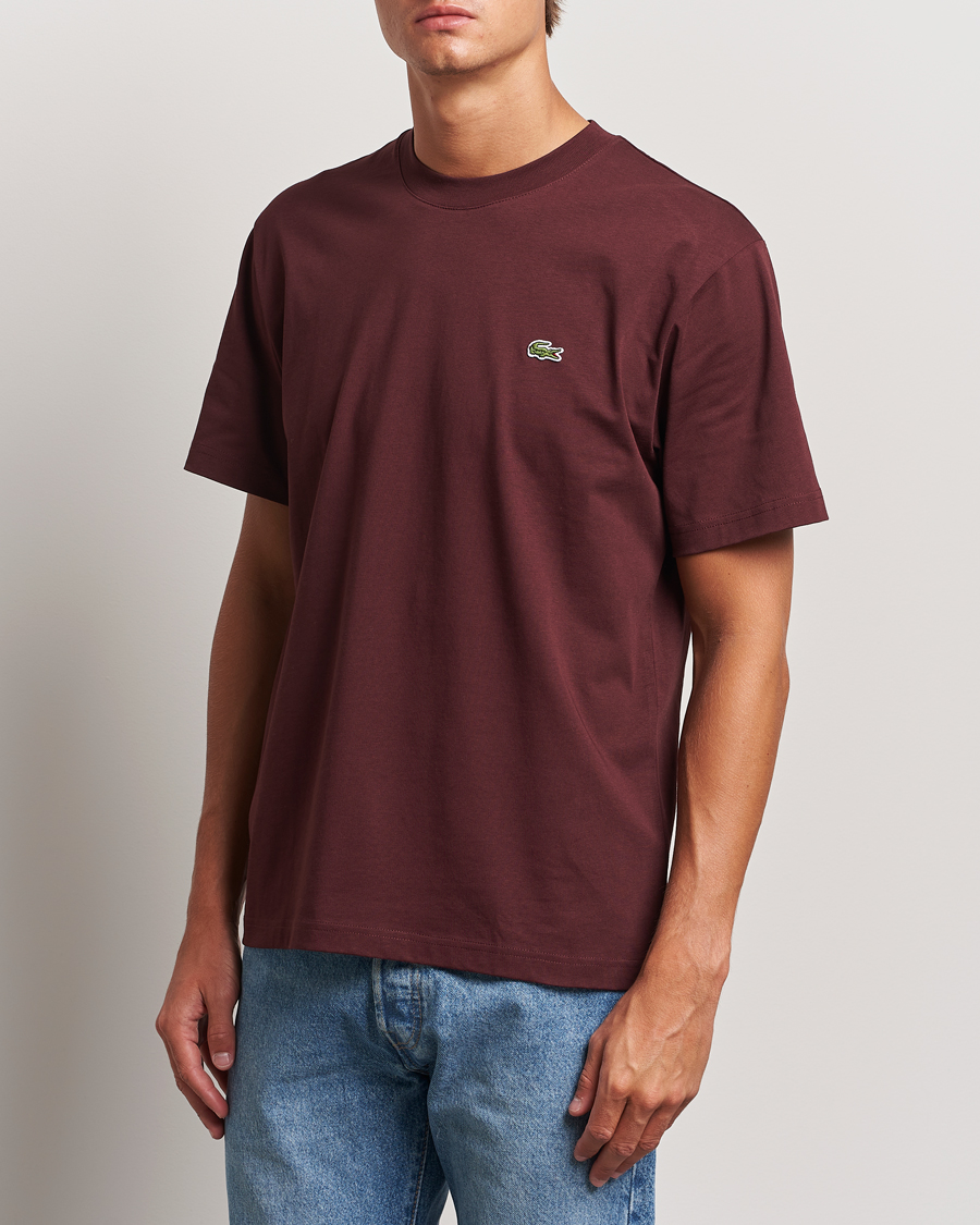 Herre |  | Lacoste | Crew Neck T-Shirt Espresso