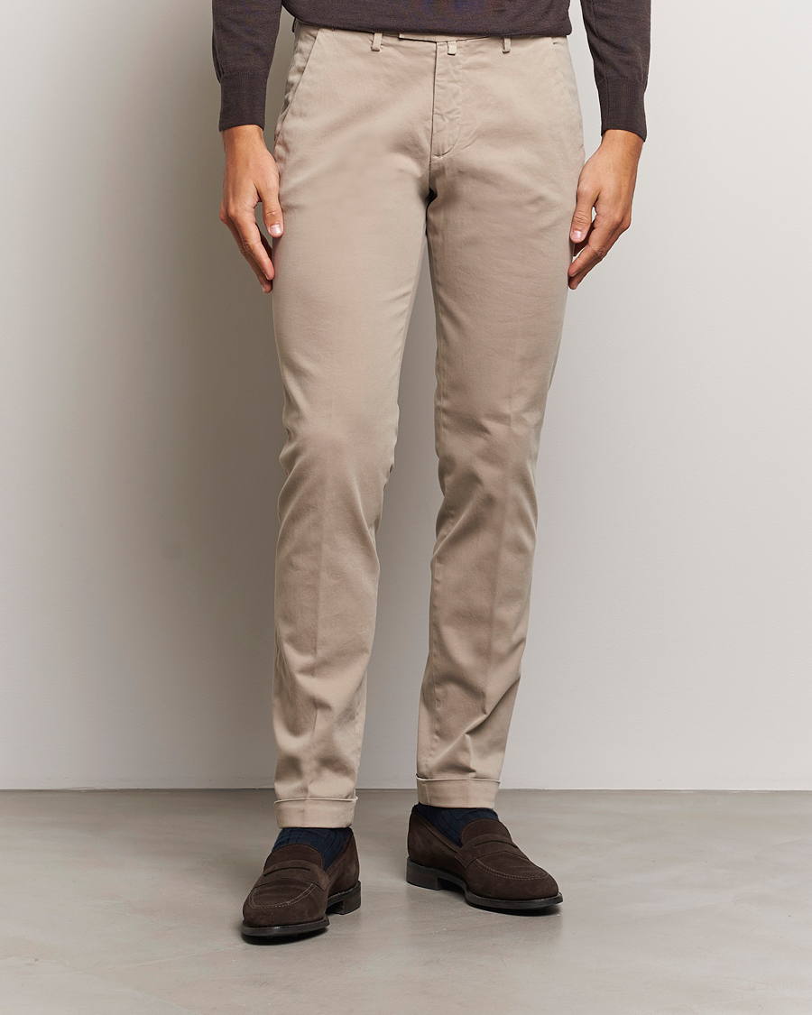 Herre |  | Briglia 1949 | Slim Fit Cotton Stretch Chino Beige