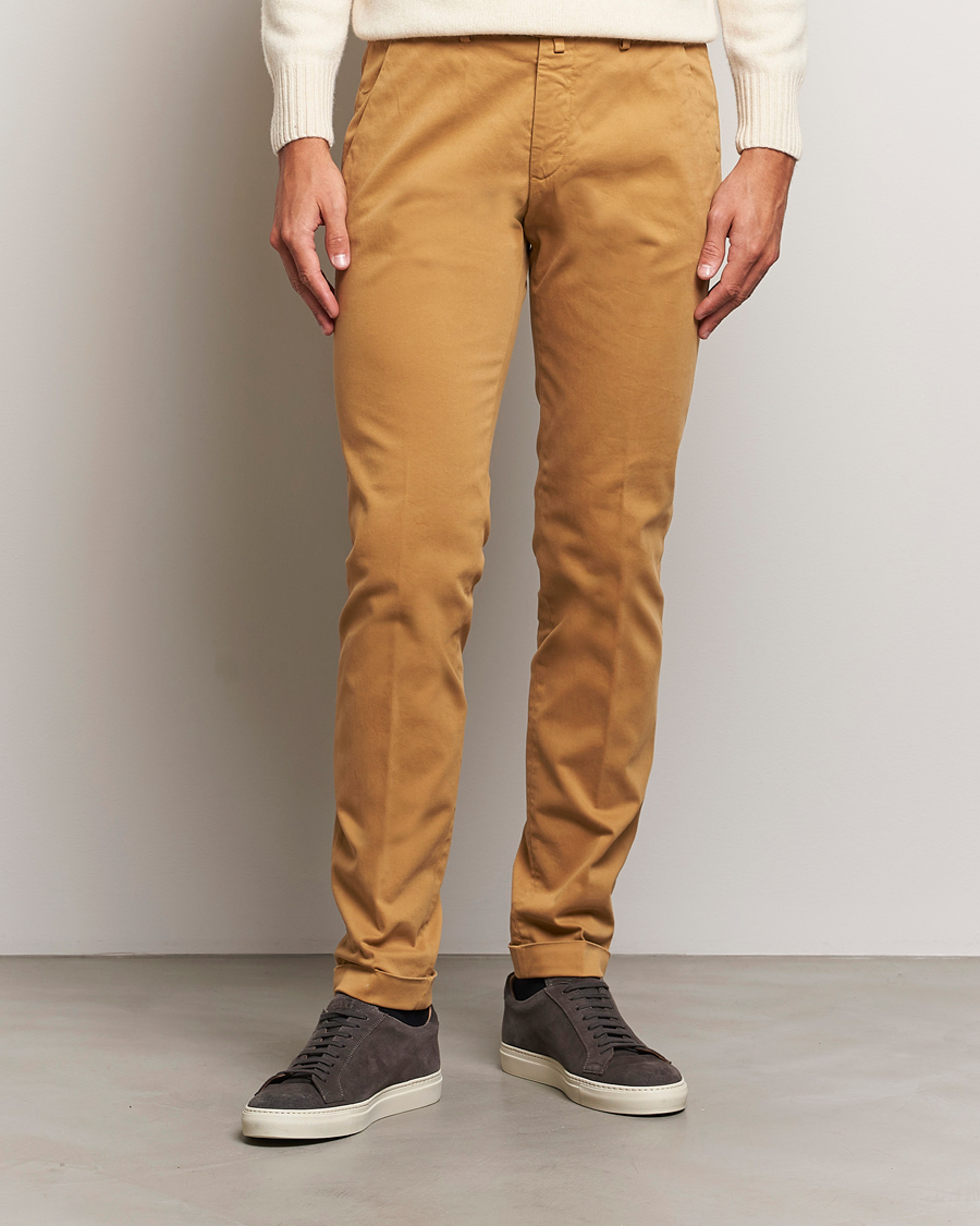 Herre |  | Briglia 1949 | Slim Fit Cotton Stretch Chino Camel