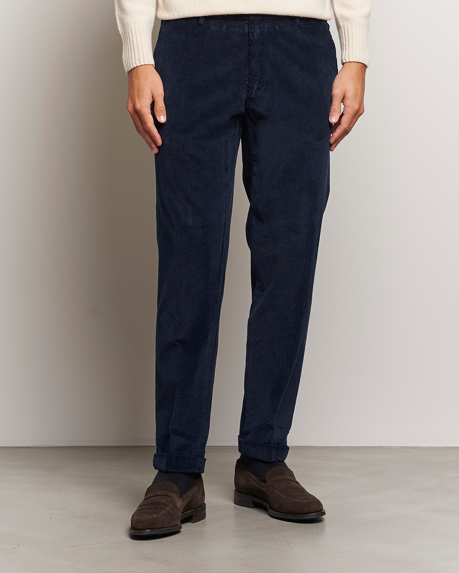 Herre |  | Briglia 1949 | Easy Fit Corduroy Trousers Navy