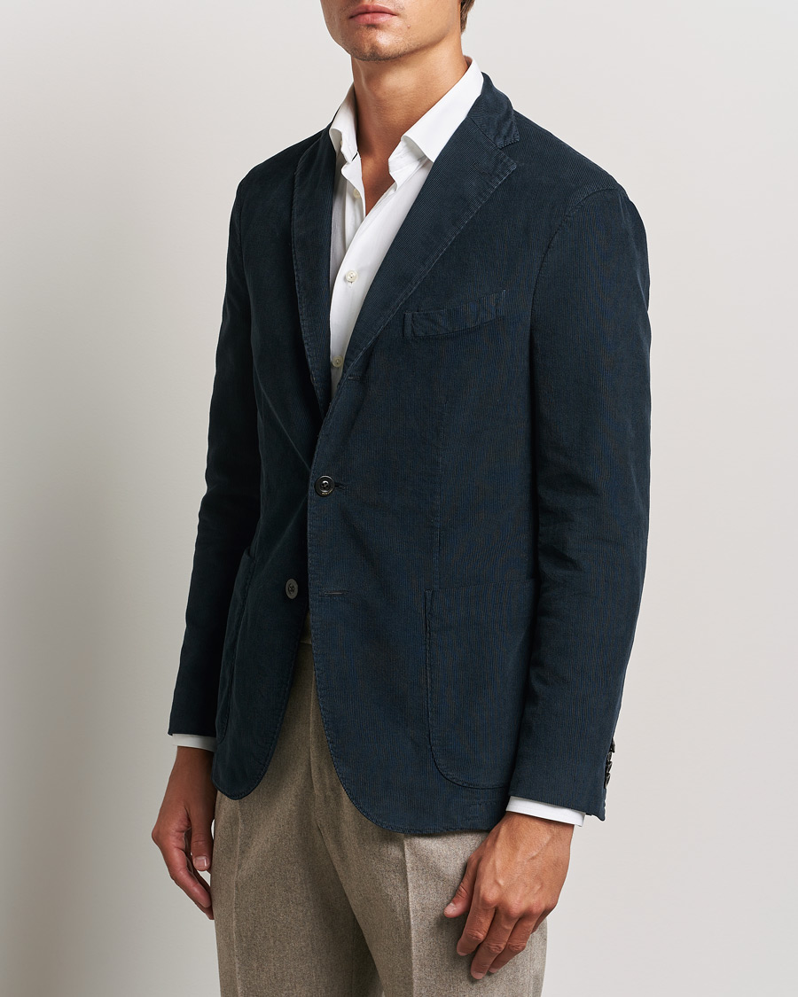 Herre | Blazere & jakker | Boglioli | K Jacket Corduroy Blazer Navy