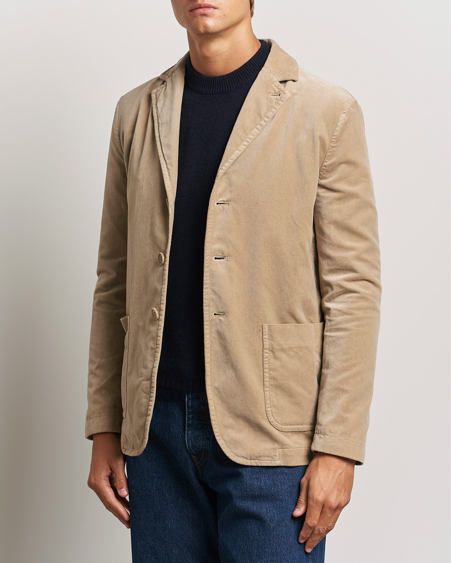 Herre |  | Aspesi | Velvet Casual Jacket Beige