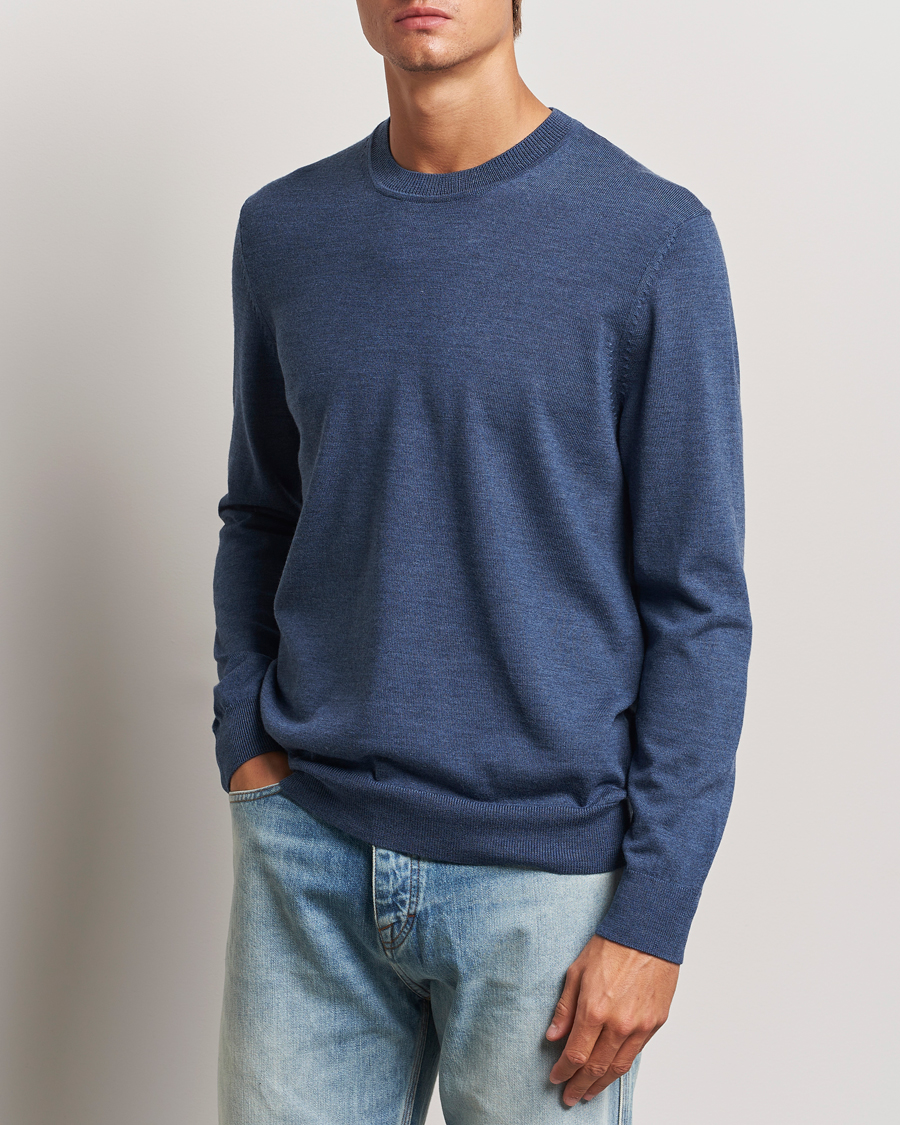 Herre |  | NN07 | Ted Merino Crew Neck Pullover Bering Sea