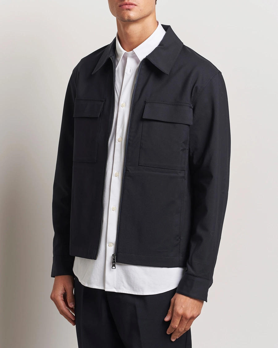 Herre |  | NN07 | Alban Overshirt Navy Blue