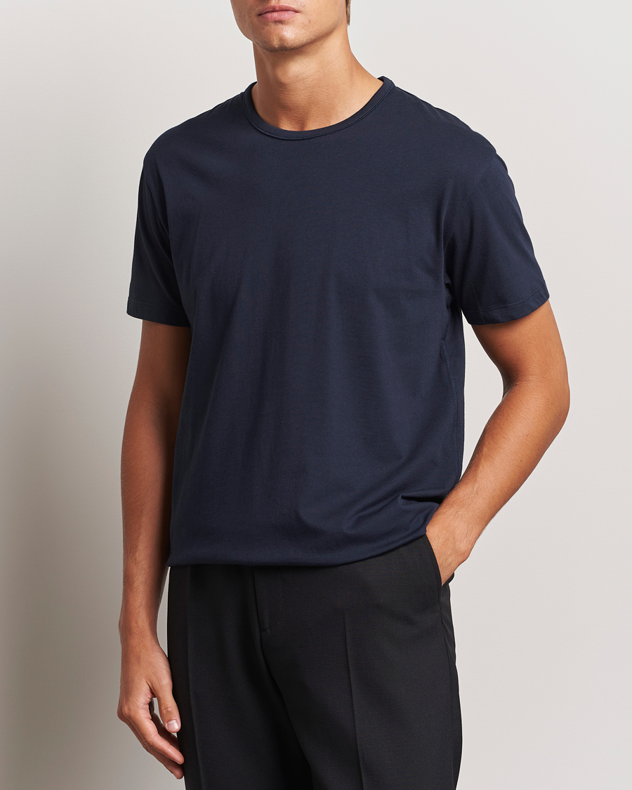 Herre |  | Paul Smith | Artist Rib Crew Neck T-Shirt Navy