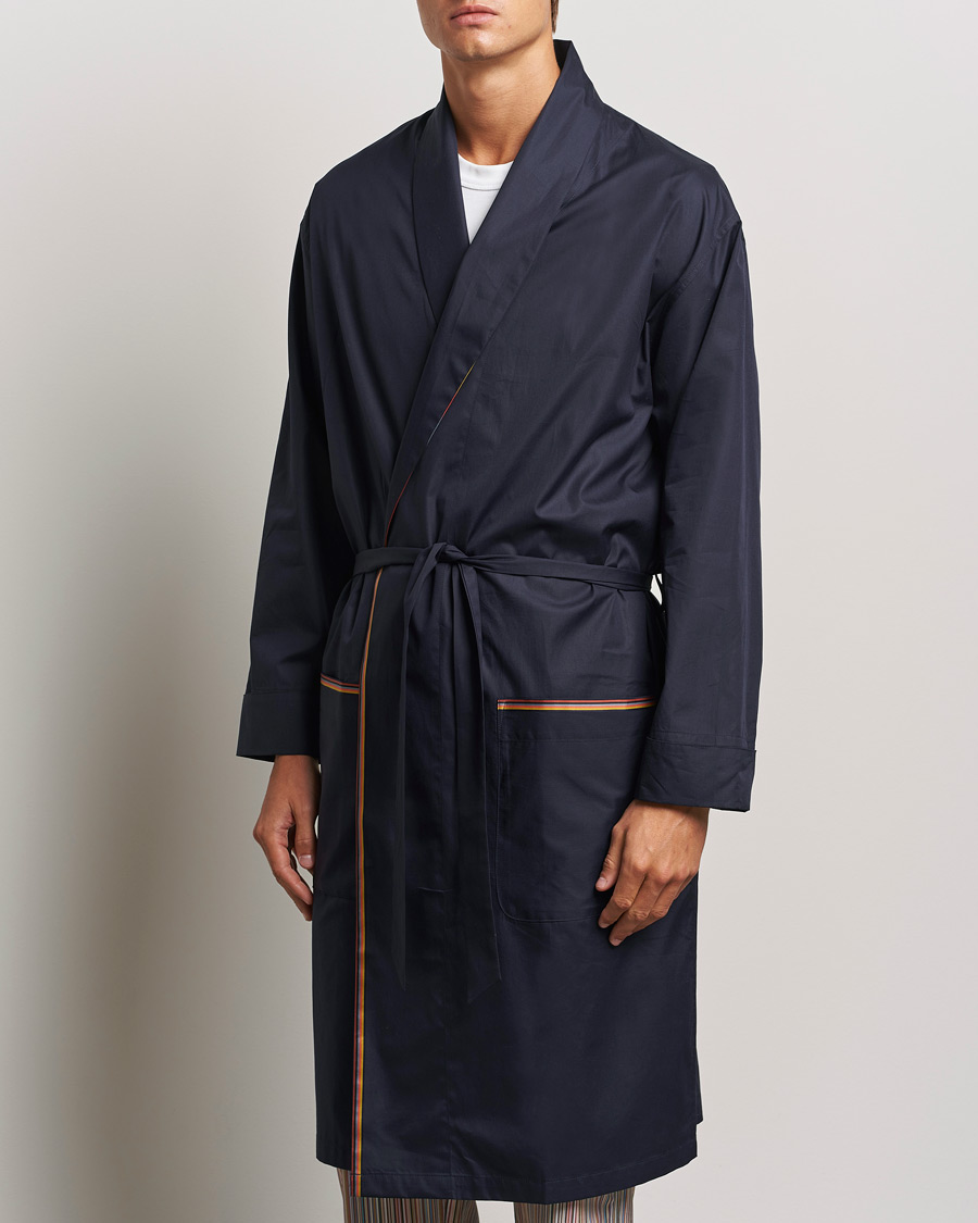 Herre |  | Paul Smith | Stripe Cotton Gown Navy