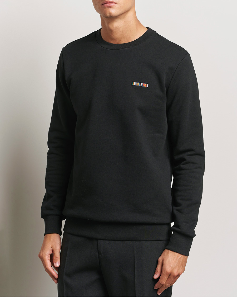 Herre |  | Paul Smith | Embroidery Crew Neck Sweatshirt Black