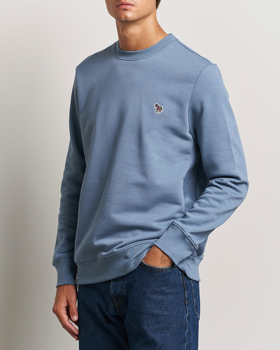 Herre |  | PS Paul Smith | Zebra Organic Cotton Sweatshirt Blue