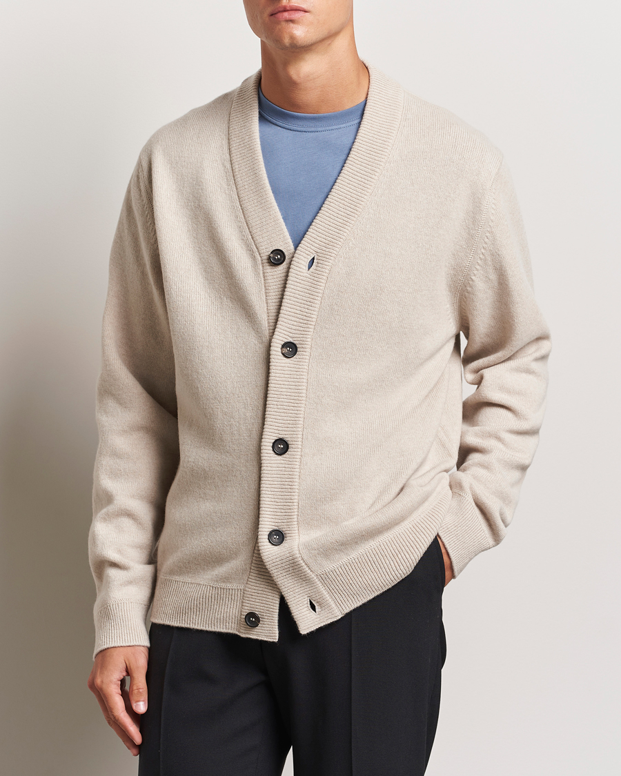 Herre |  | PS Paul Smith | Merino Wool Cardigan Off White