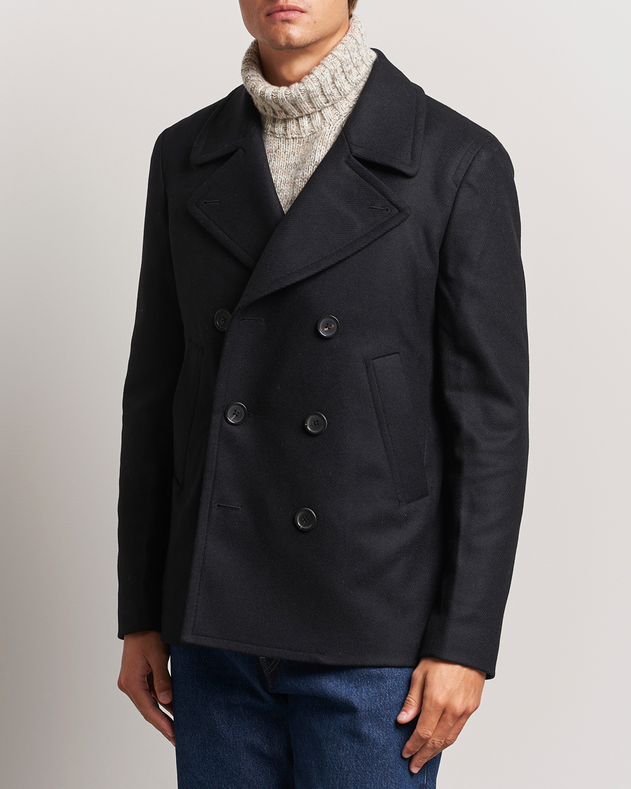 Herre | Moderne jakker | PS Paul Smith | Wool Peacoat Black