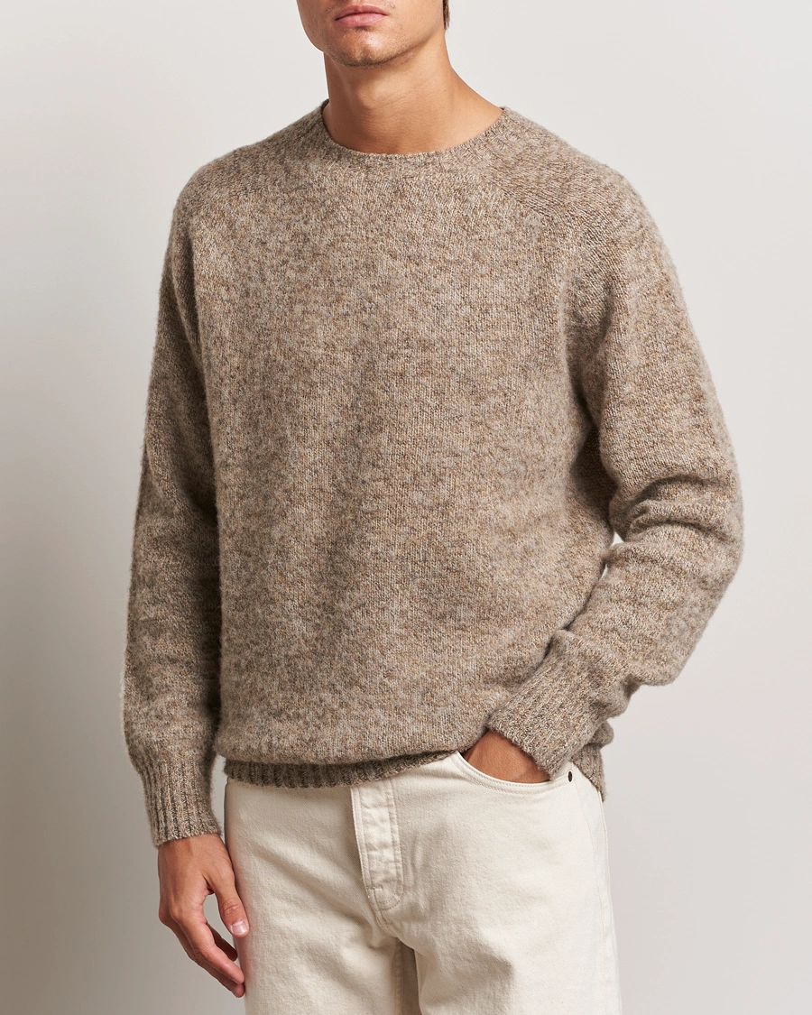 Herre |  | Howlin\' | Brushed Wool Sweater Mixed Shrooms