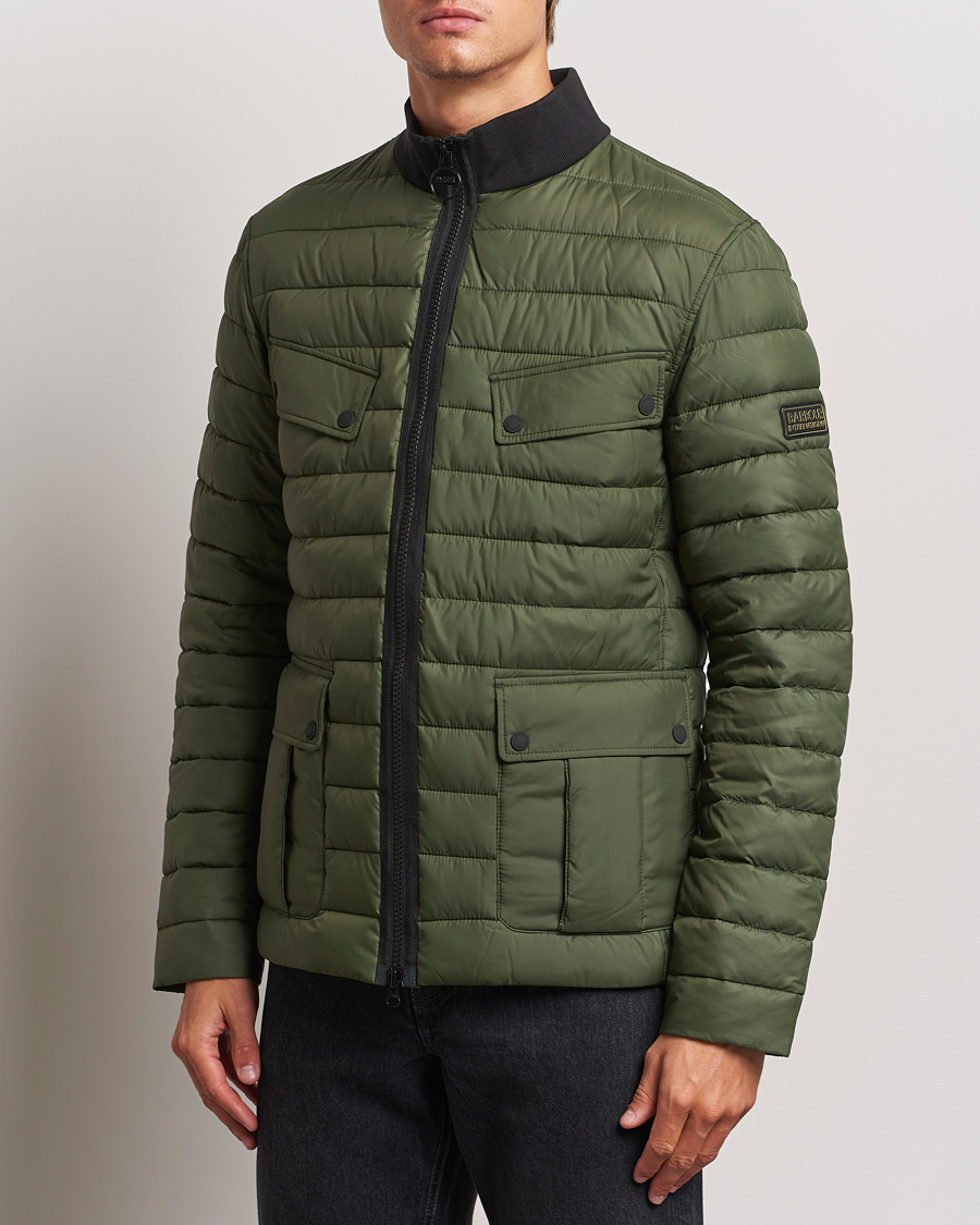 Herre |  | Barbour International | Re-Ariel Quilted Puffer Jacket Sage