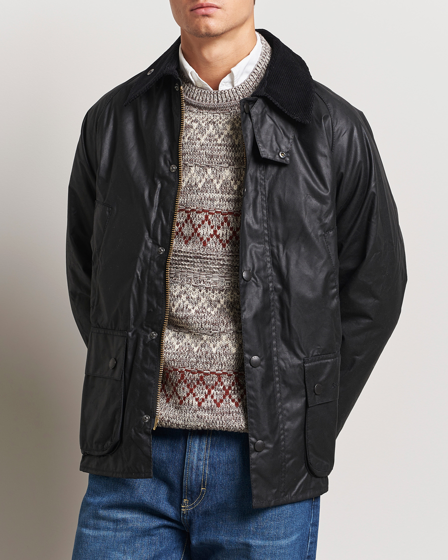 Herre |  | Barbour Lifestyle | Bedale Wax Jacket Black