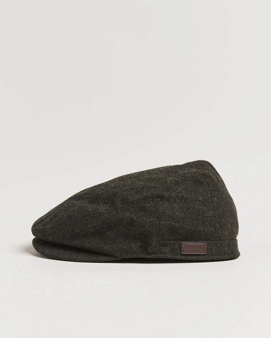 Herre |  | Barbour Lifestyle | Barlow Herringbone Cap Olive