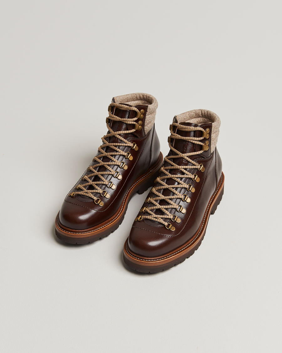 Herre |  | Brunello Cucinelli | Winter Boots Dark Brown Calf