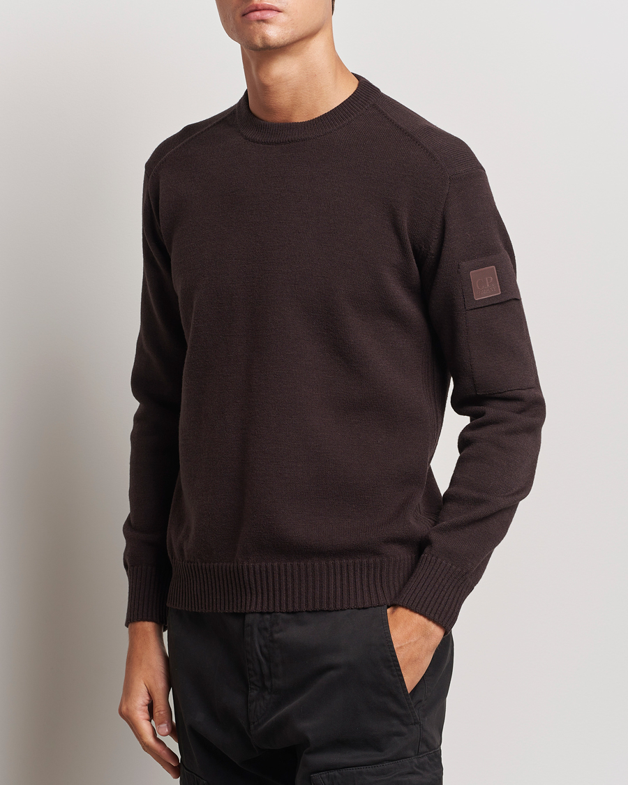 Herre |  | C.P. Company | Metropolis Knitted Crew Neck Brown