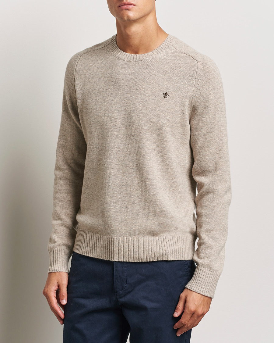 Herre |  | Morris | Hertford Merino Crew Neck Khaki