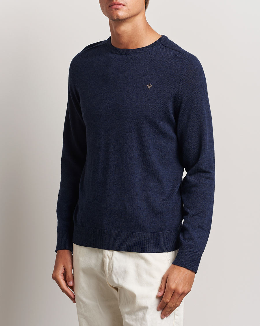 Herre |  | Morris | Merino O-neck Blue