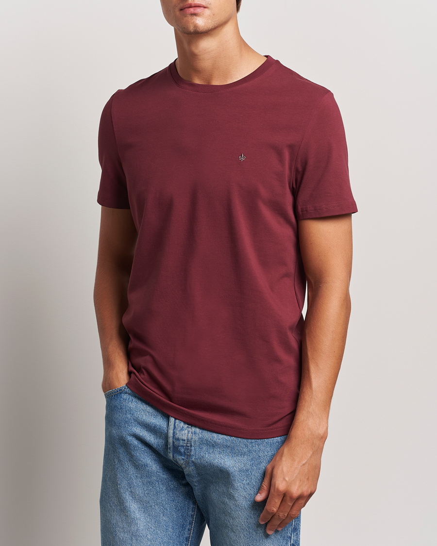 Herre |  | Morris | James Crew Neck Tee Wine Red