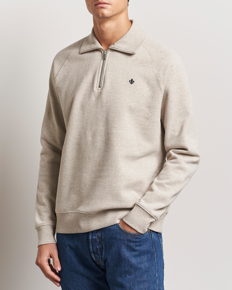 Herre |  | Morris | Maryon Half Zip Sweatshirt Khaki