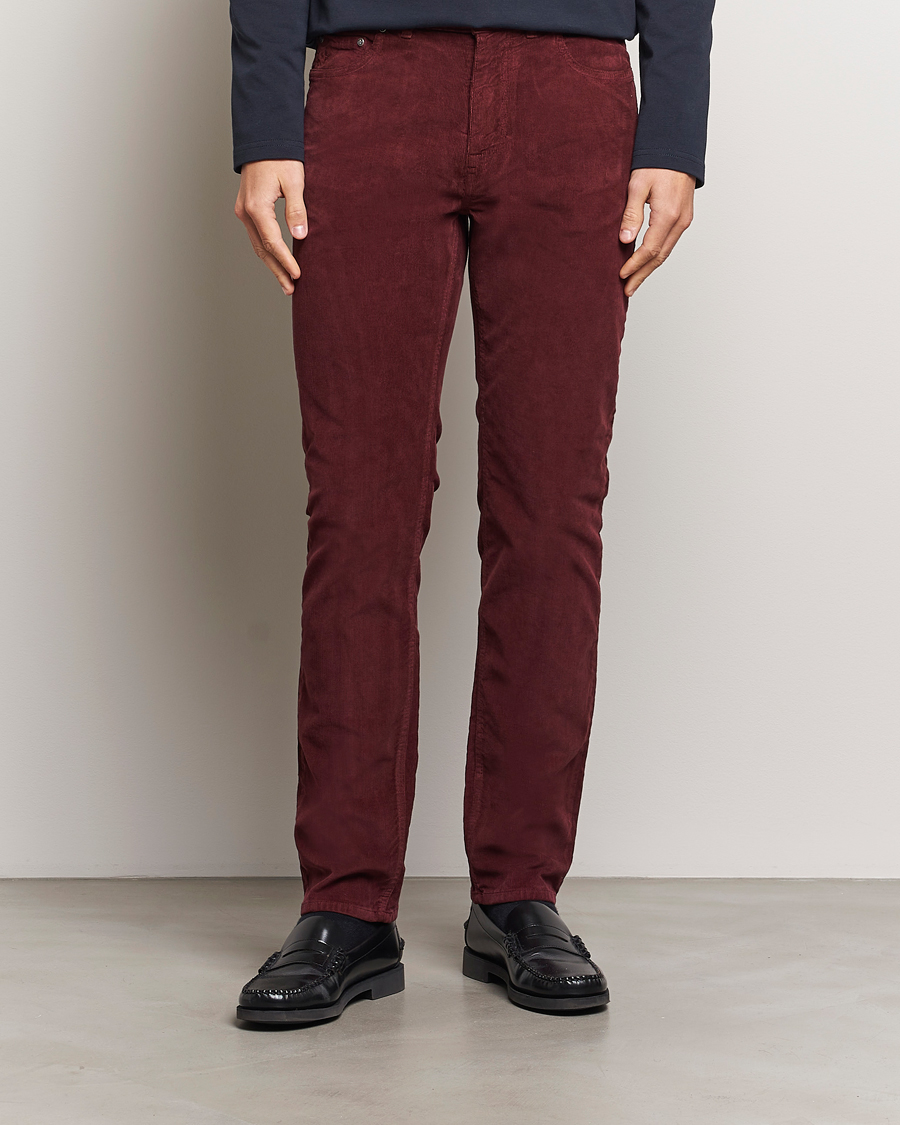 Herre |  | Morris | James Corduroy 5-Pocket Pant Wine Red