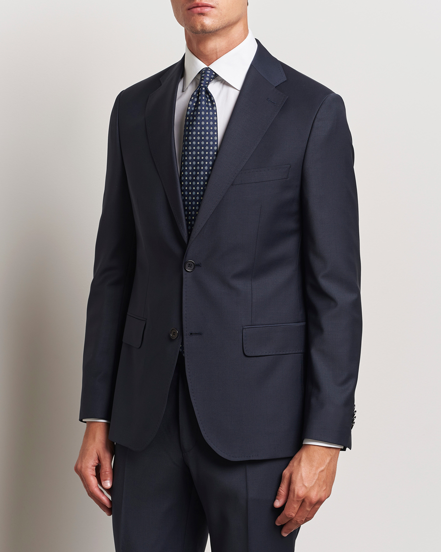 Herre |  | Morris Heritage | Morris Wool Suit Blazer Navy